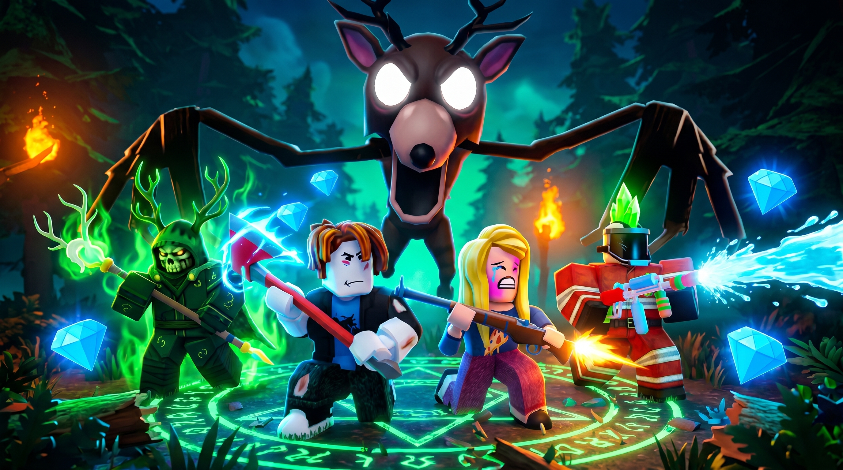 Banner promocional da categoria Contas 99 Noites na Floresta